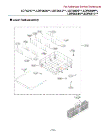 Section 5 parts for Lg Dishwasher LDP6809BM from AppliancePartsPros.com