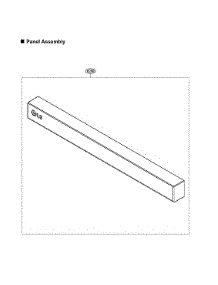 Panel Assy parts for Lg Dishwasher LDP7708BD/00 from AppliancePartsPros.com
