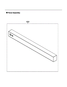 Panel Assy parts for Lg Dishwasher LDP7808SS/00 from AppliancePartsPros.com