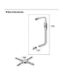 Water Guide Assy parts for Lg Dishwasher LDP7808SS/00 from AppliancePartsPros.com