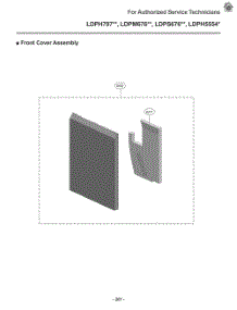 Diagram 10 parts for Lg Dishwasher LDPH5554D from AppliancePartsPros.com