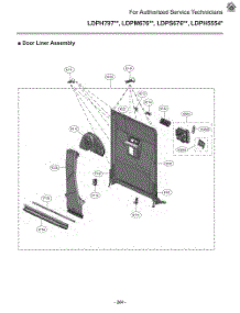 Diagram 11 parts for Lg Dishwasher LDPH5554D from AppliancePartsPros.com