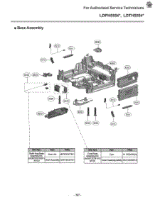 Diagram 3 parts for Lg Dishwasher LDPH5554D from AppliancePartsPros.com