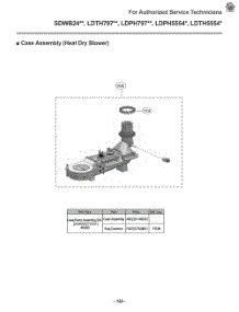 Diagram 4 parts for Lg Dishwasher LDPH5554D from AppliancePartsPros.com