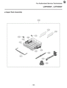 Diagram 5 parts for Lg Dishwasher LDPH5554D from AppliancePartsPros.com