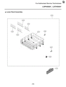 Diagram 7 parts for Lg Dishwasher LDPH5554D from AppliancePartsPros.com