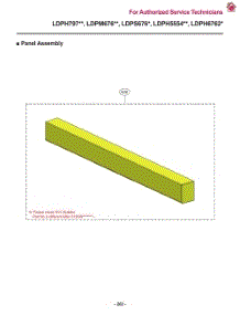 Panel Assembly parts for Lg Dishwasher LDPH6762S from AppliancePartsPros.com