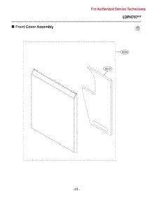 Section 10 parts for Lg Dishwasher LDPH7972D from AppliancePartsPros.com