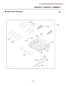 Section 5 parts for Lg Dishwasher LDPH7972D from AppliancePartsPros.com