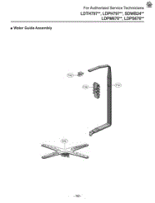 Water Guide Assembly parts for Lg Dishwasher LDPH7972S from AppliancePartsPros.com