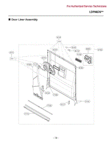 Section 10 parts for Lg Dishwasher LDPM6762S from AppliancePartsPros.com