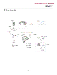 Section 11 parts for Lg Dishwasher LDPM6762S from AppliancePartsPros.com
