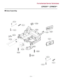 Section 3 parts for Lg Dishwasher LDPM6762S from AppliancePartsPros.com