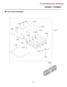 Section 6 parts for Lg Dishwasher LDPM6762S from AppliancePartsPros.com