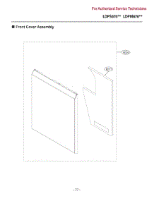 Section 9 parts for Lg Dishwasher LDPM6762S from AppliancePartsPros.com