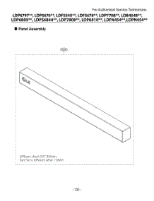 Panel Assembly parts for Lg Dishwasher LDPN454HT from AppliancePartsPros.com