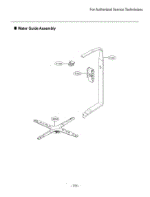 Water Guide Assembly parts for Lg Dishwasher LDPN454HT from AppliancePartsPros.com