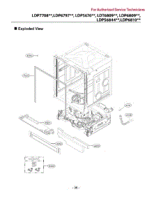 Section 6 parts for Lg Dishwasher LDPN6761T from AppliancePartsPros.com