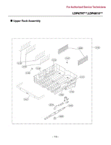Upper Rack parts for Lg Dishwasher LDPN6761T from AppliancePartsPros.com