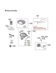 Sump Assy parts for Lg Dishwasher LDPN6761T/00 from AppliancePartsPros.com