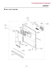 Section 10 parts for Lg Dishwasher LDPS6762S from AppliancePartsPros.com