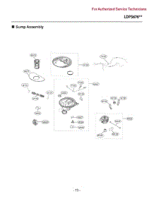 Section 11 parts for Lg Dishwasher LDPS6762S from AppliancePartsPros.com
