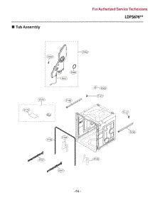 Section 2 parts for Lg Dishwasher LDPS6762S from AppliancePartsPros.com