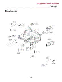 Section 3 parts for Lg Dishwasher LDPS6762S from AppliancePartsPros.com