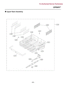 Section 4 parts for Lg Dishwasher LDPS6762S from AppliancePartsPros.com