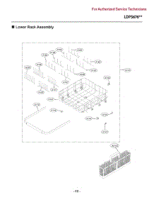 Section 6 parts for Lg Dishwasher LDPS6762S from AppliancePartsPros.com
