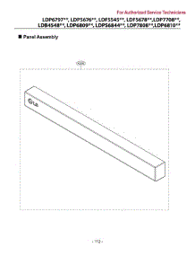 Panel Assembly parts for Lg Dishwasher LDPS6844AS from AppliancePartsPros.com