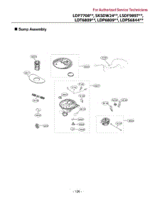 Sump Assembly parts for Lg Dishwasher LDPS6844AS from AppliancePartsPros.com