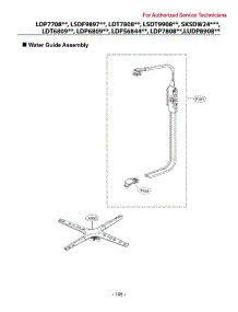 Water Guide Assembly parts for Lg Dishwasher LDPS6844AS from AppliancePartsPros.com