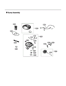 Sump Assy parts for Lg Dishwasher LDT6809BD/00 from AppliancePartsPros.com