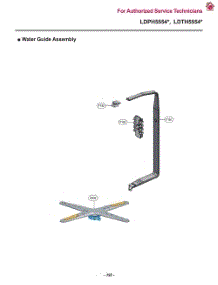 Water Guide Assembly parts for Lg Dishwasher LDTH5554D from AppliancePartsPros.com