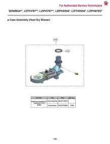 Case Assembly (Heat Dry Blower) parts for Lg Dishwasher LDTH5554S from AppliancePartsPros.com