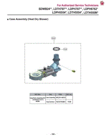 Case Assembly (Heat Dry Blower) parts for Lg Dishwasher LDTH555NS from AppliancePartsPros.com