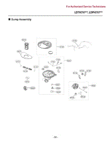 Section 12 parts for Lg Dishwasher LDTH7972D from AppliancePartsPros.com