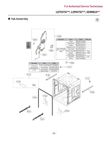 Section 2 parts for Lg Dishwasher LDTH7972S from AppliancePartsPros.com