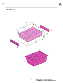 Freezer Parts parts for Lg Refrigerator LF21C6200S from AppliancePartsPros.com