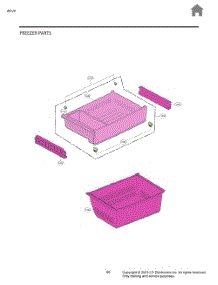 Freezer Parts parts for Lg Refrigerator LF21G6200S from AppliancePartsPros.com