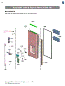Door Parts parts for Lg Refrigerator LF24Z6530S from AppliancePartsPros.com
