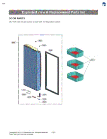 Door Parts parts for Lg Refrigerator LF25C8330S from AppliancePartsPros.com