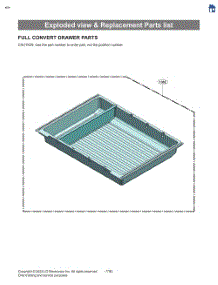 Full Convert Drawer Parts parts for Lg Refrigerator LF25C8330S from AppliancePartsPros.com