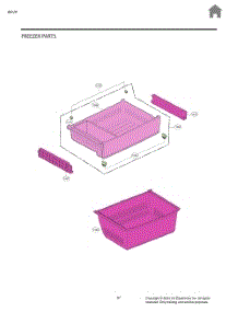 Freezer Parts parts for Lg Refrigerator LF25H6200S from AppliancePartsPros.com