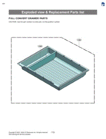 Full Convert Drawer Parts parts for Lg Refrigerator LF29H8330D from AppliancePartsPros.com