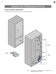 Valve & Water Tube Parts parts for Lg Refrigerator LF29H8330D from AppliancePartsPros.com