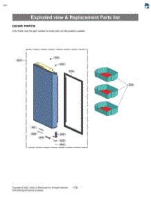 Door Parts parts for Lg Refrigerator LF29S8230S from AppliancePartsPros.com