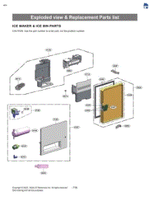 Ice Maker & Ice Bin Parts parts for Lg Refrigerator LF29S8230S from AppliancePartsPros.com