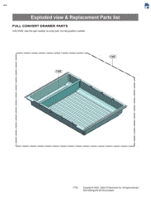Full Convert Drawer Parts parts for Lg Refrigerator LF29S8250S from AppliancePartsPros.com